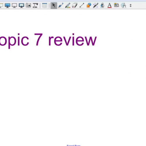TOPIC 7 REVIEW