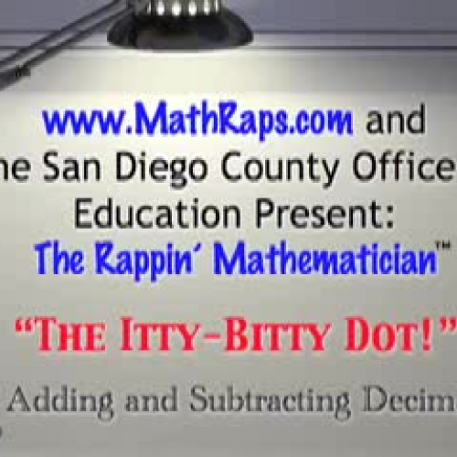 The Rappin&#8217; Mathematician Decimals