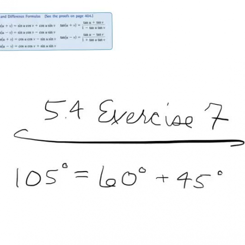 5-4 Exercise 7 Video