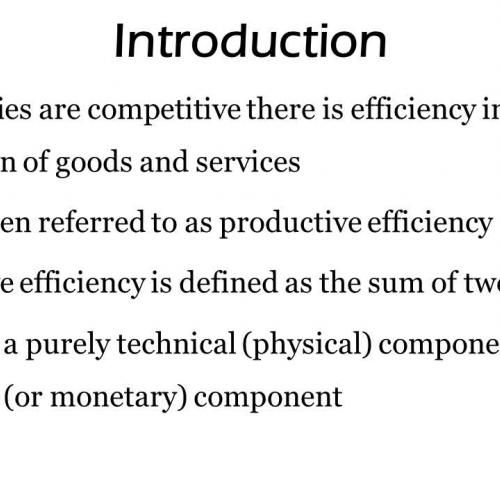 Competition Policy