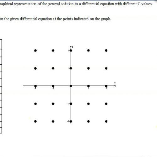 AP Calculus Notes Slope Fields