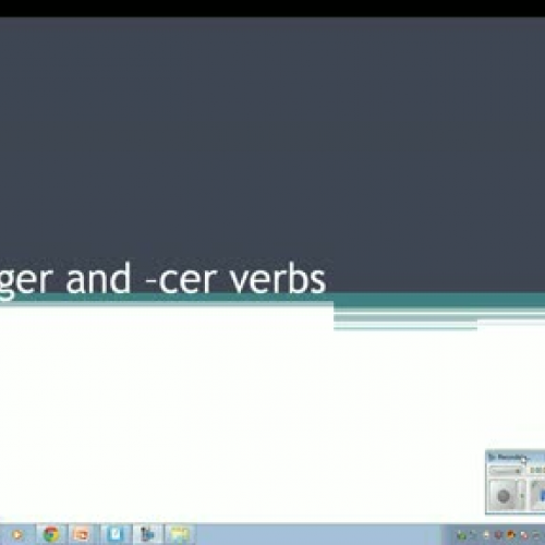 ger and cer verbs