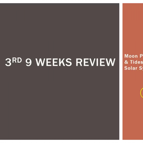 3rd 9 Weeks Review - Moon Phases, Tides, &amp