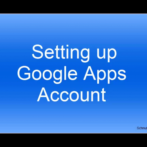 Google Apps Account Set up