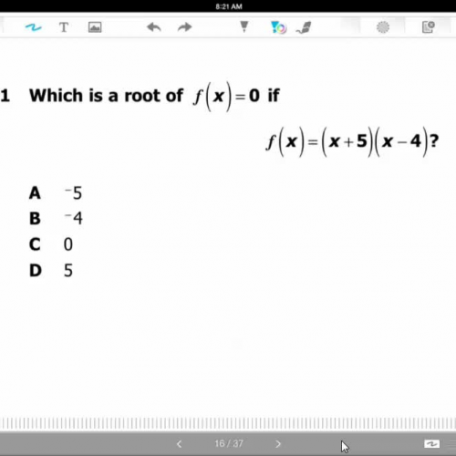 Roots of quadratic equations HSPE, SAT 1