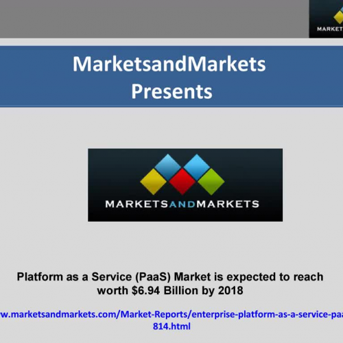 Platform as a Service (PaaS) Market is expect