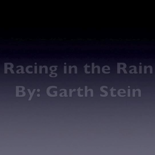 Racing in the Rain Booktrailer