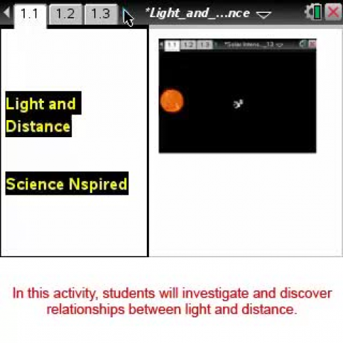Light and Distance [Science Nspired Preview V