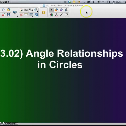 AG-3.02 Angle Relationships in Circles