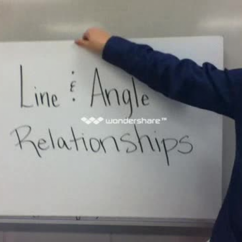 8-3 Line &amp; Angle Relationships