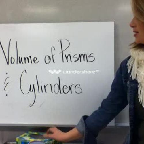 9-5 Volume of Prisms and Cylinders