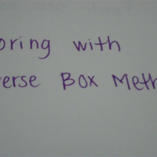 Reverse Box Method 1a