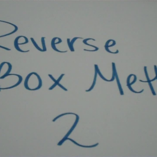 Reverse Box Method 2a