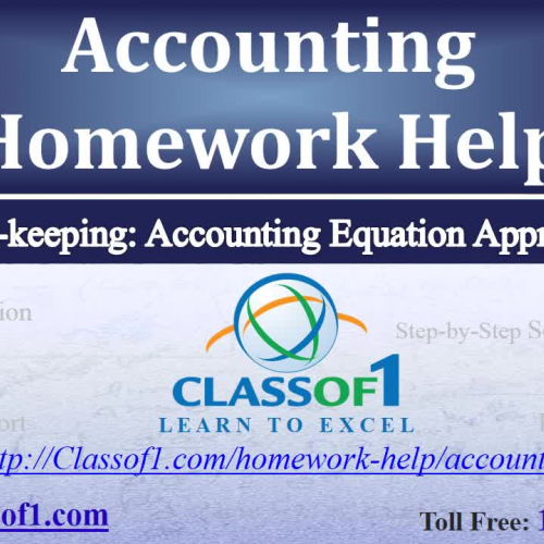 Book-keeping Accounting Equation Approach