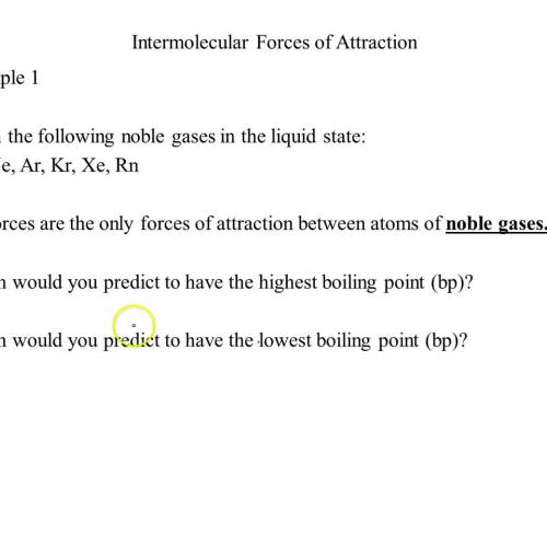 ex 1 - bp and intermolecular forces