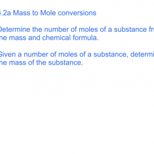 6.2a mass to mol