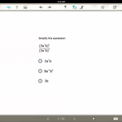 Simplifying exponents HSPE, SAT, ACT 1