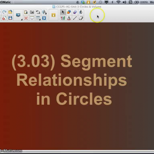 AG-3.03 Segment Relationships in Circles 