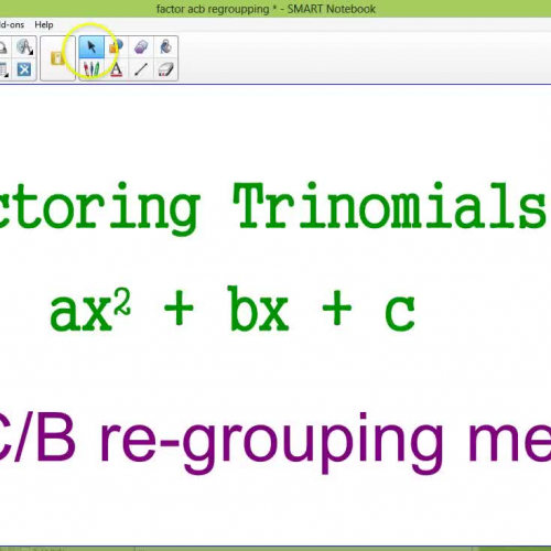 factoring-acb regrouping