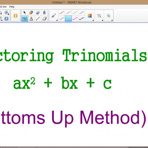factoring-bottoms up method