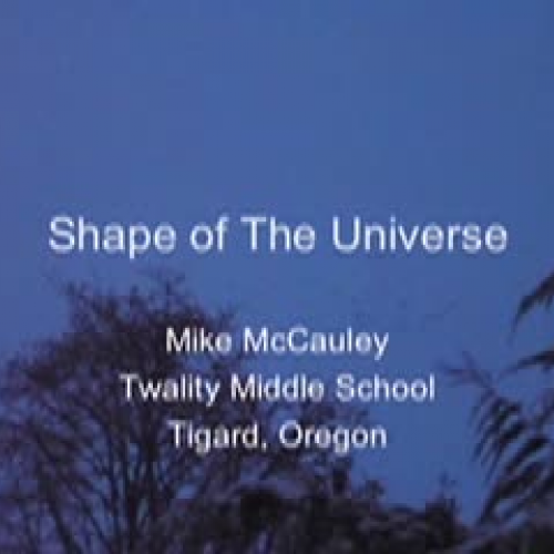 Shape of Universe 