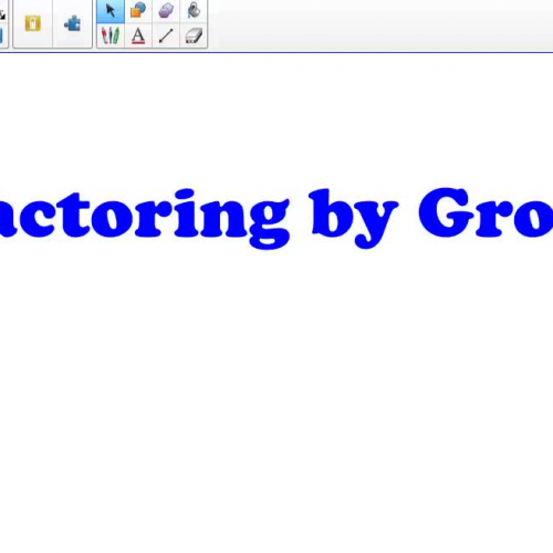 Factor by Grouping