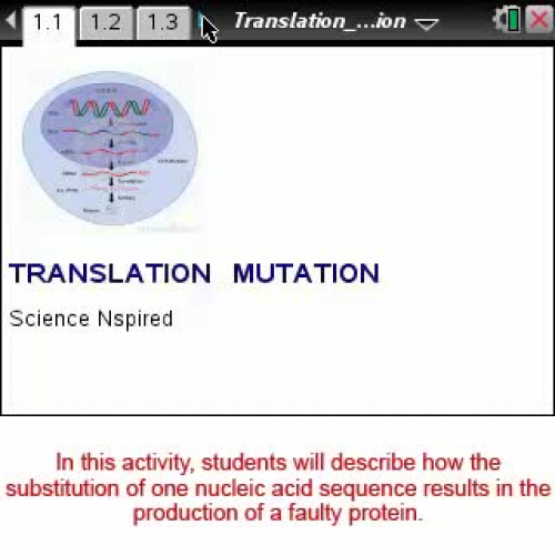 Translation Mutation [Science Nspired Preview