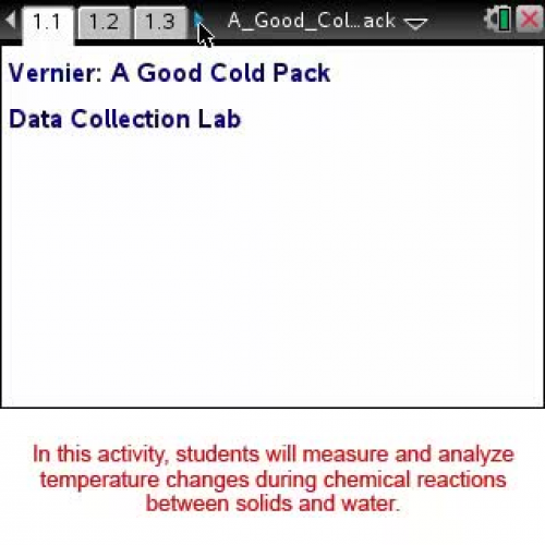 A Good Cold Pack [Science Nspired Preview Vid