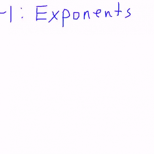 9-1 Exponents
