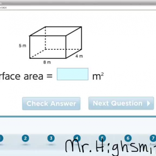 Surface Area of Rectangular Prism Module 7 Se