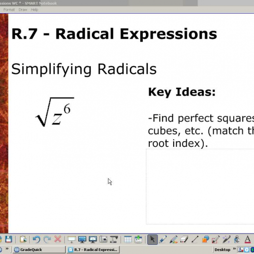 R7 - Radicals