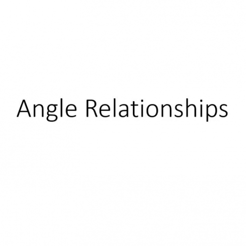 Angle relationships