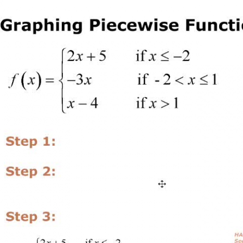 Target 2.6 Piecewise Functions
