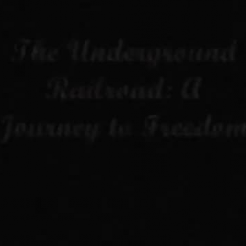 The Underground Railroad_ A Journey to Freedo