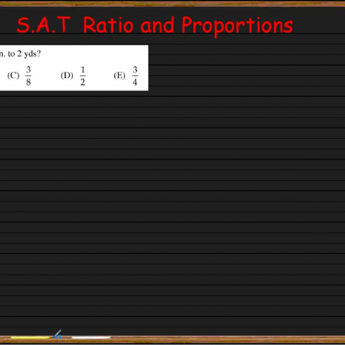 SAT Practice 08 Ratio and Proportions