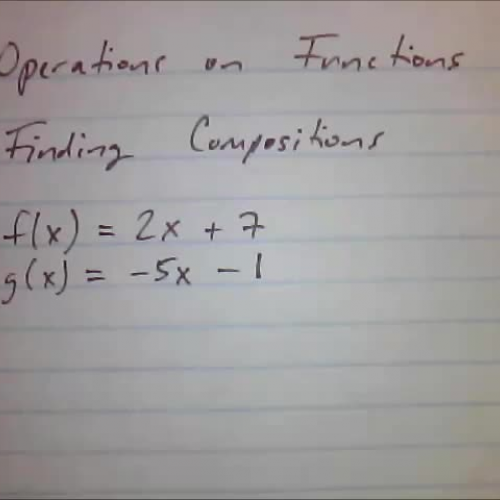 Finding Compositions on Functions