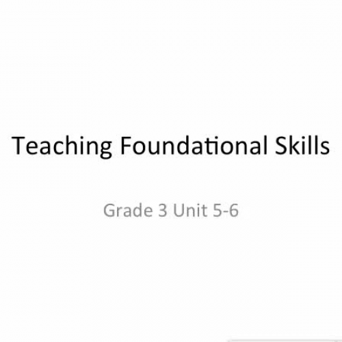 Mathworks Grade 3 Unit 5-6 PART 1