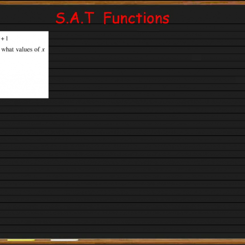 SAT Practice 12  Functions