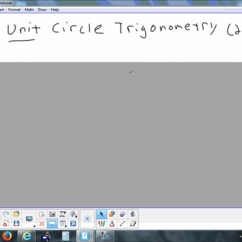 2.2(1) Unit Circle Trigonometry 2-24-14