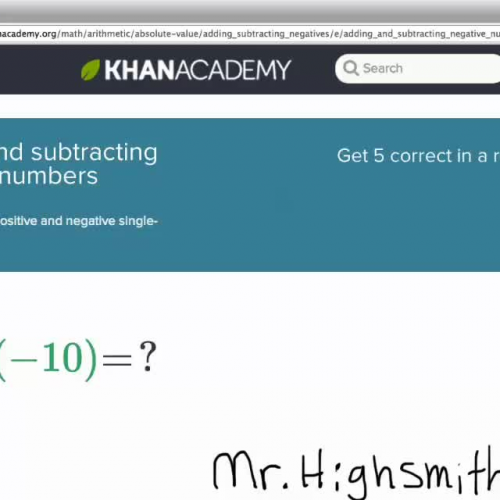 Add and Sub Neg Numbers Ka