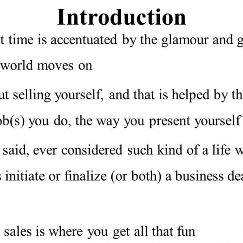 Benefits of Career in Sales