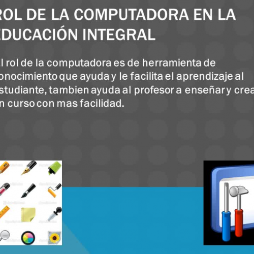 Importancia de la computadora a la educaci?n 