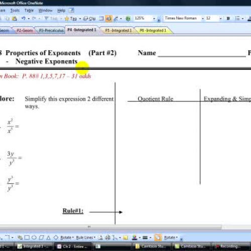 E1 -  Properties of Negative Exps - part 2 - 