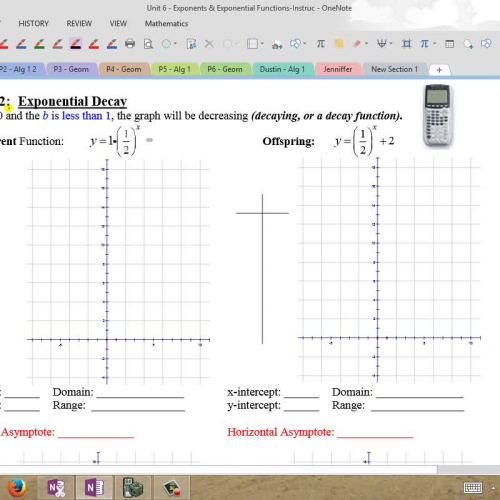 E5 - Decay Exponential-Base .5- Video