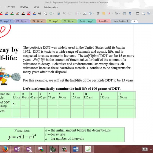 E10 - Exponential Decay - Half-Lives of Pesti