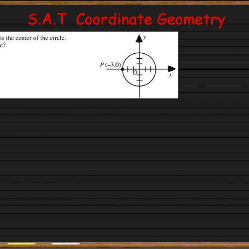 SAT Practice 15 Coordinate Geometry