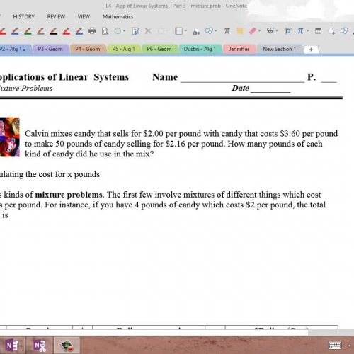 L4 - Applications of Linear Systems - Part 3 