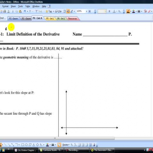 2-1 Limit Definition of the Derivative - Vide