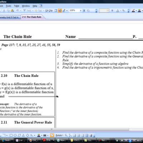 2-4  The Chain Rule - video