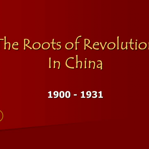 The Roots of Revolution in China - Ch. 14-3